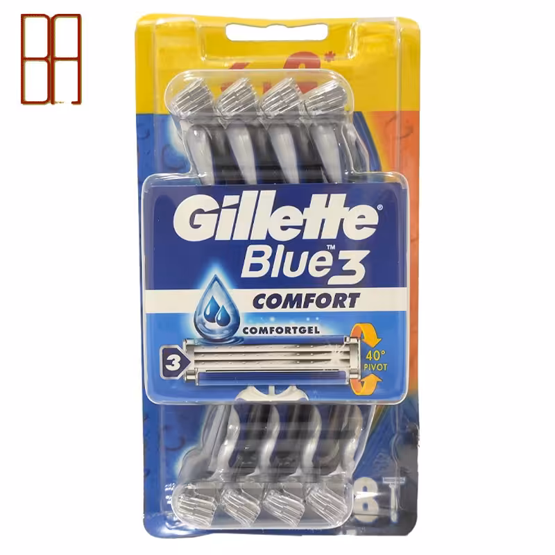  ژیلت سه لبه صابون دار بلوتری 8 عددی 