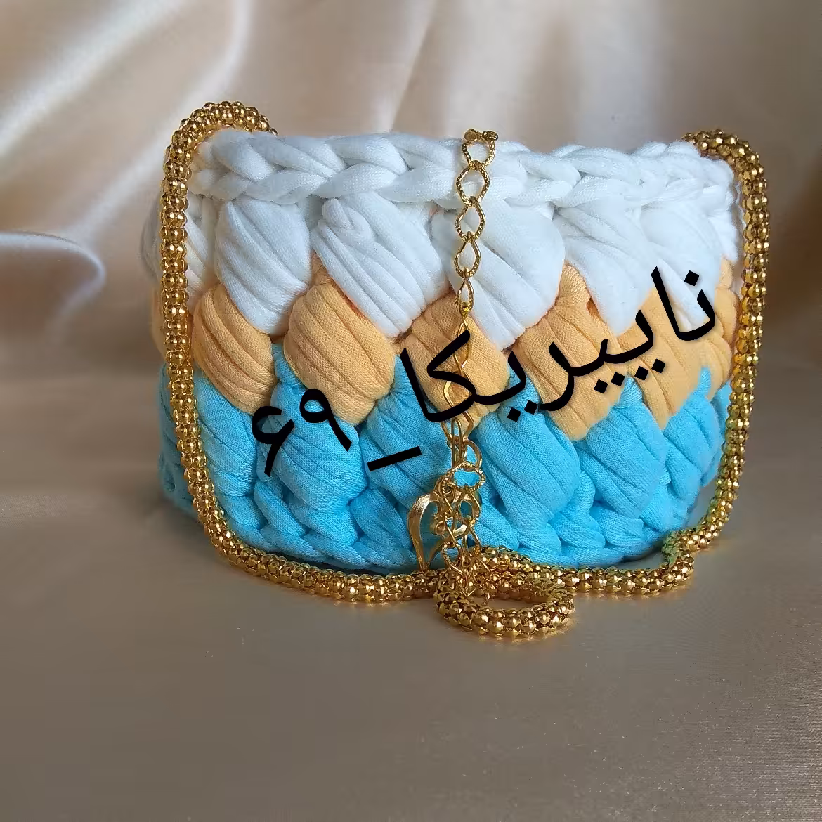 سبد تریکو بافت فندقی اریب