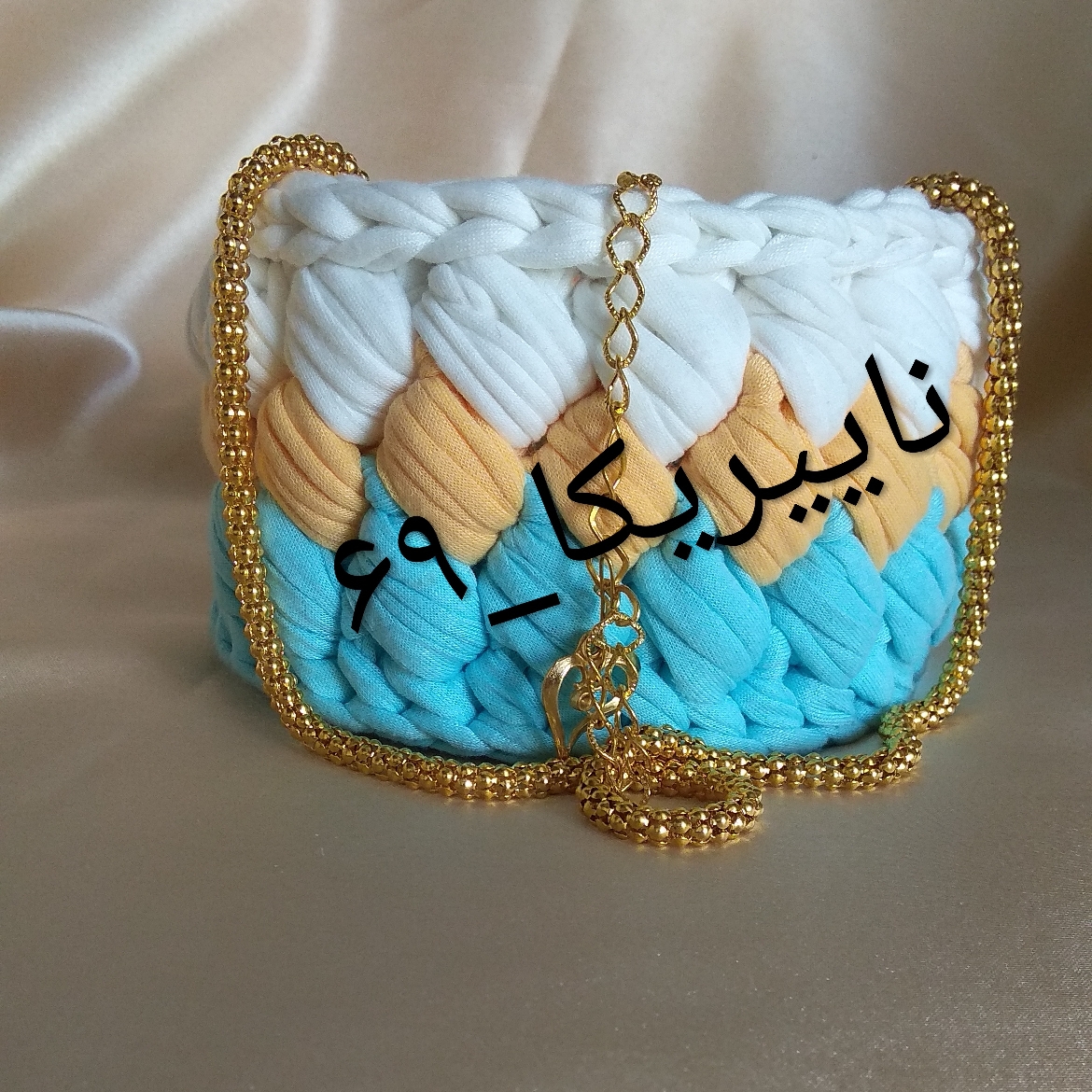 سبد تریکو بافت فندقی اریب