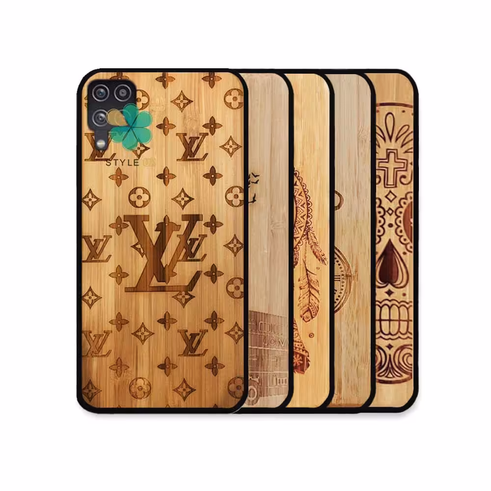 قاب گوشی سامسونگ Samsung Galaxy A12 طرح چوب Bomboo