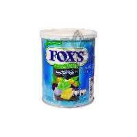 آبنبات میوه ای نعنایی کریستال 180 گرم قوطی فوکس - fox&#039;s