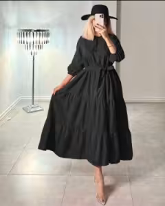 مانتو دامن سه چین