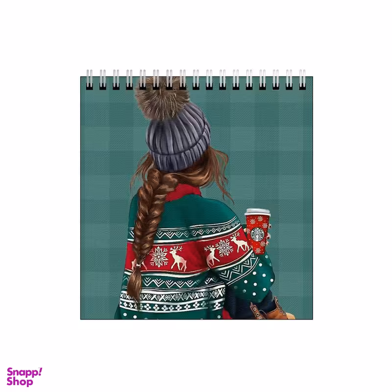 دفتر طراحی بامبیلیپ طرح دختر با استایل زمستانی کد 6767244