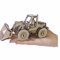 پازل سه بعدی طرح ماکت لودر