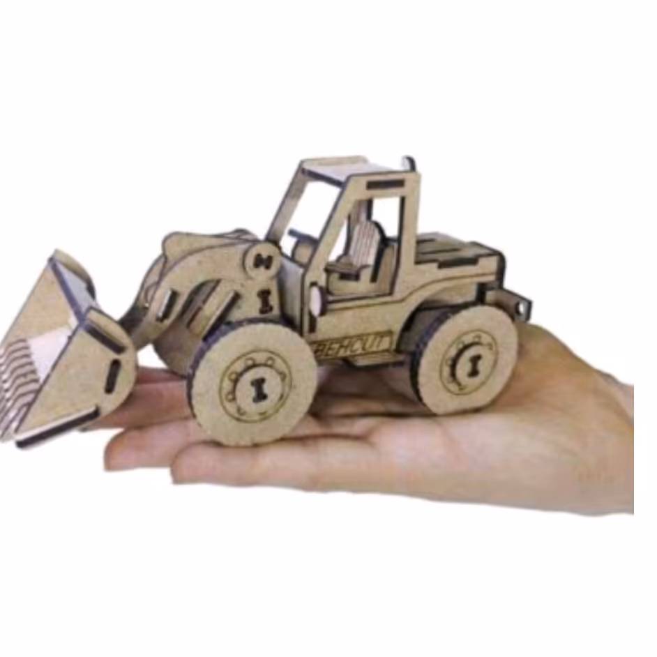 پازل سه بعدی طرح ماکت لودر