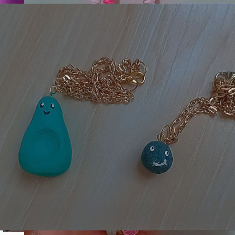 گردنبند ست دوستی مدل آواکادو و هسته