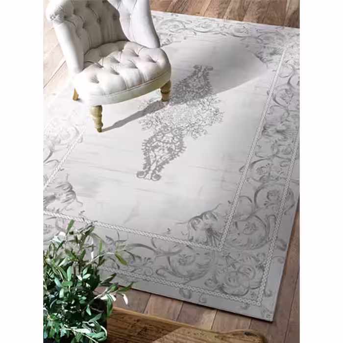 روفرشی کشدار ضد اب مخمل شانل ابریشم کد E36 سایز 9 متری