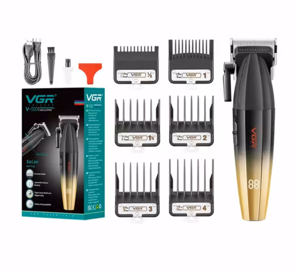 ماشین اصلاح موی سر و صورت وی جی ار مدل v-003 ا VJR model v-003 hair and face shaver