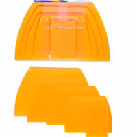 لیسه گچ کاری 5عددی پلاستیکی