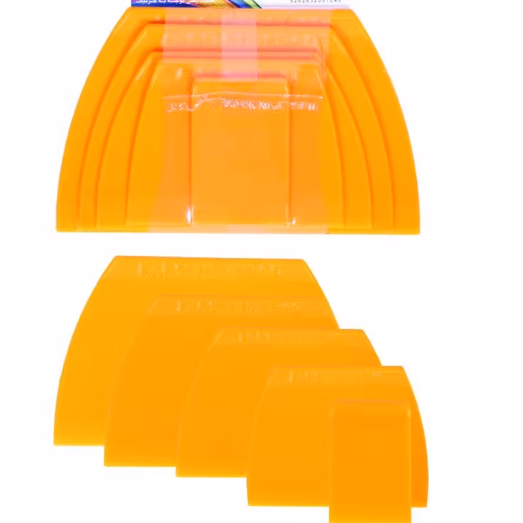 لیسه گچ کاری 5عددی پلاستیکی