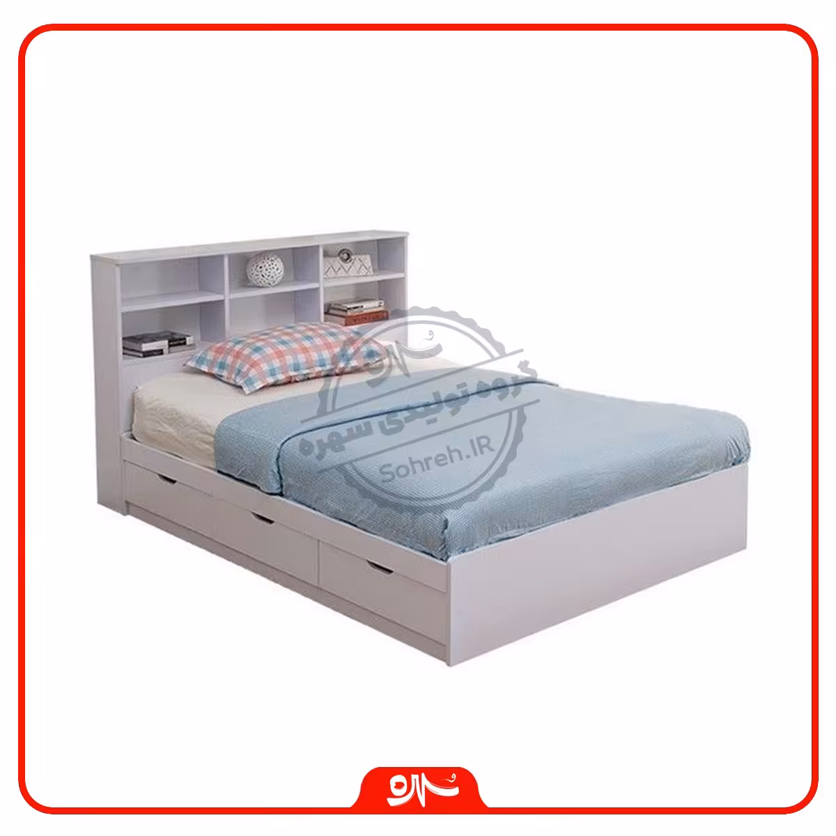 تخت خواب یک نفره مدل SO11117