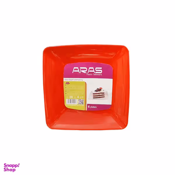 پیش دستی یکبار مصرف ارس مدل لوکس کد L13 بسته 6 عددی