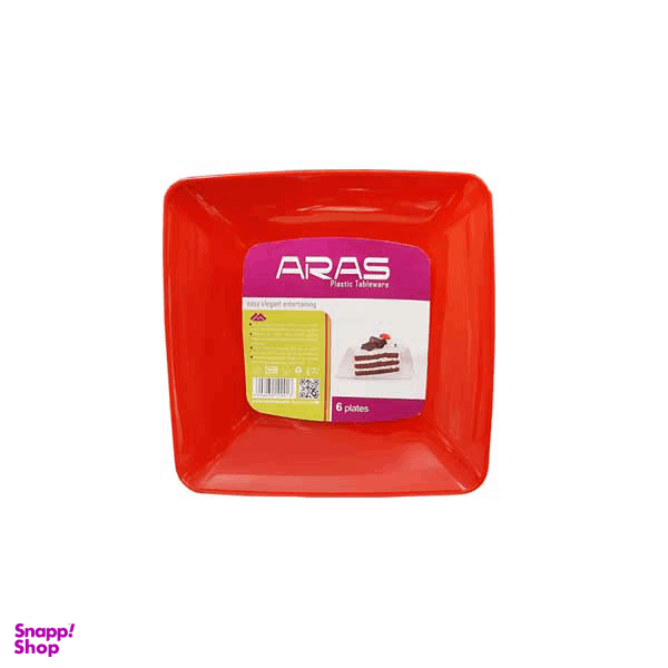 پیش دستی یکبار مصرف ارس مدل لوکس کد L13 بسته 6 عددی