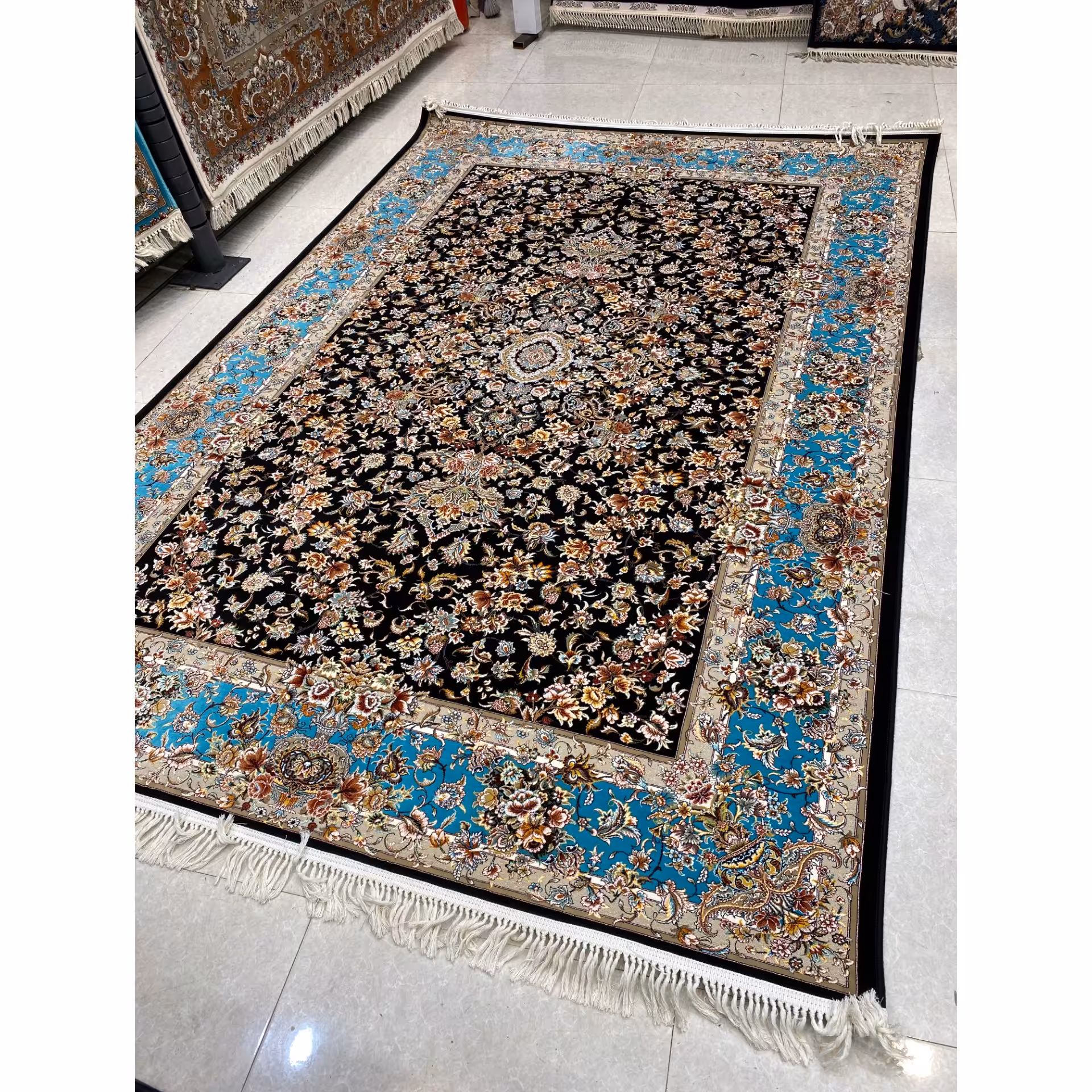 فرش ماشینی 6 متری تبریز صوفیا دستبافت گونه