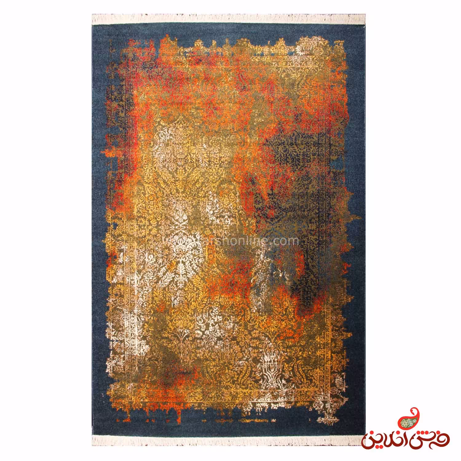 فرش ساوین کد 2095 سبز