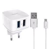 شارژر وریتی مدل AP2112 به همراه کابل تبدیل microUSB کابل شارژ میکرو