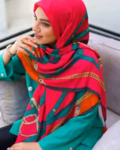 روسری نخ پنبه