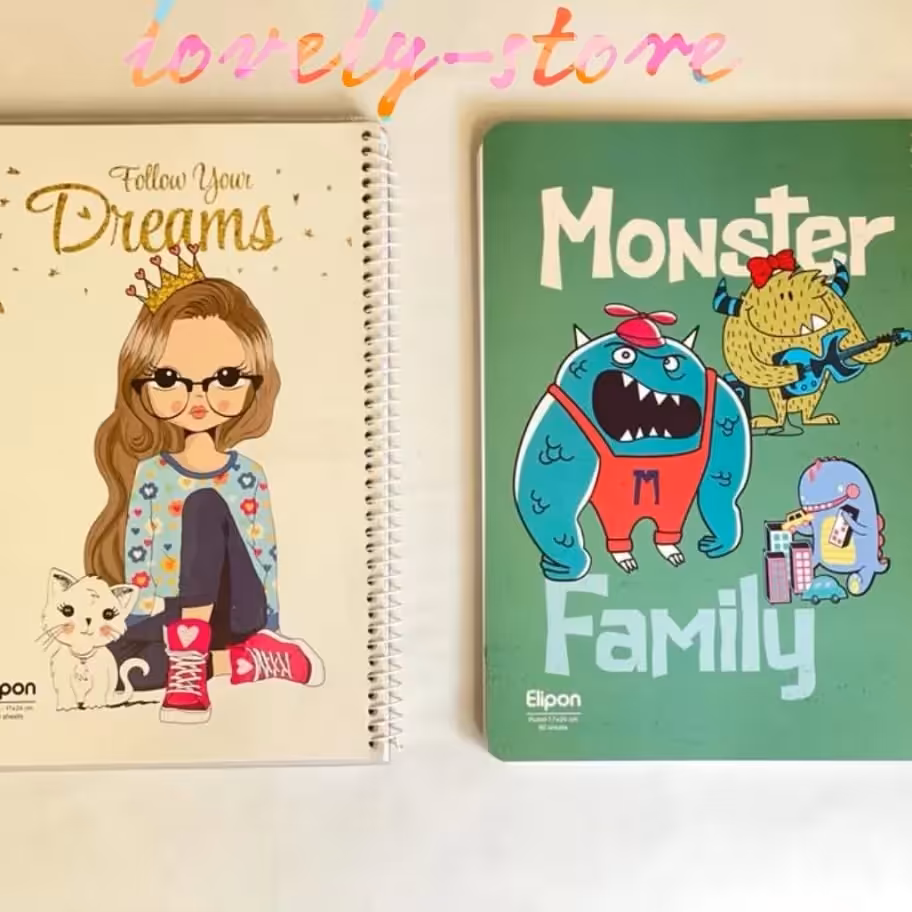 دفتر خط دار 80 برگ برند الیپون