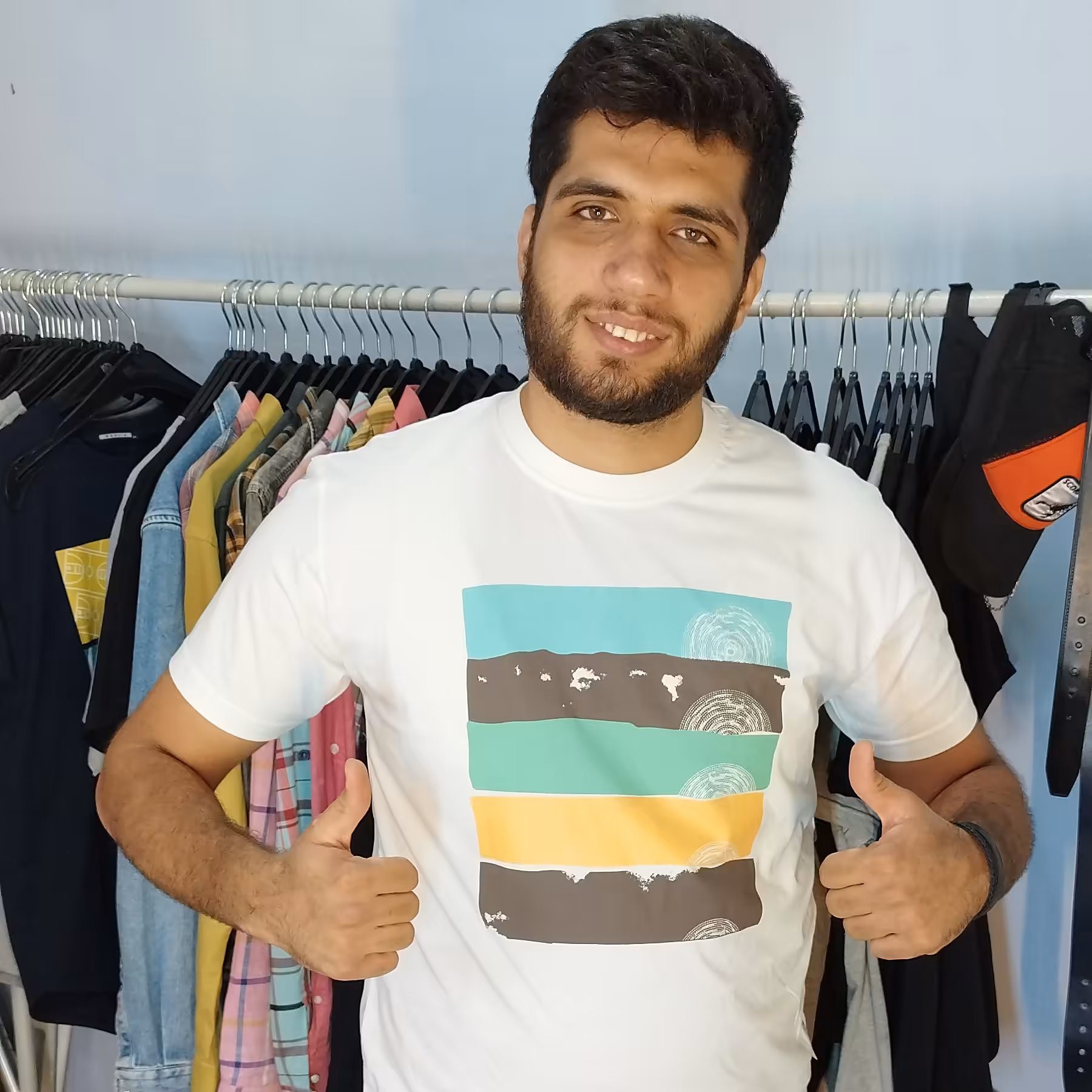 تیشرت یقه گرد a