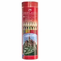مداد رنگی 36 رنگ استوانه ای فابرکاستل اصل