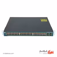 قیمت و خرید سوئیچ POE سیسکو Cisco WS-C3560-48PS-S رکمونت 48 پورت 10/100Mbps - شبکه ساز