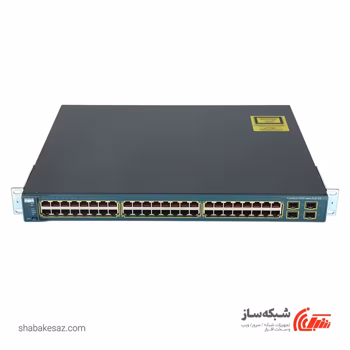 قیمت و خرید سوئیچ POE سیسکو Cisco WS-C3560-48PS-S رکمونت 48 پورت 10/100Mbps - شبکه ساز