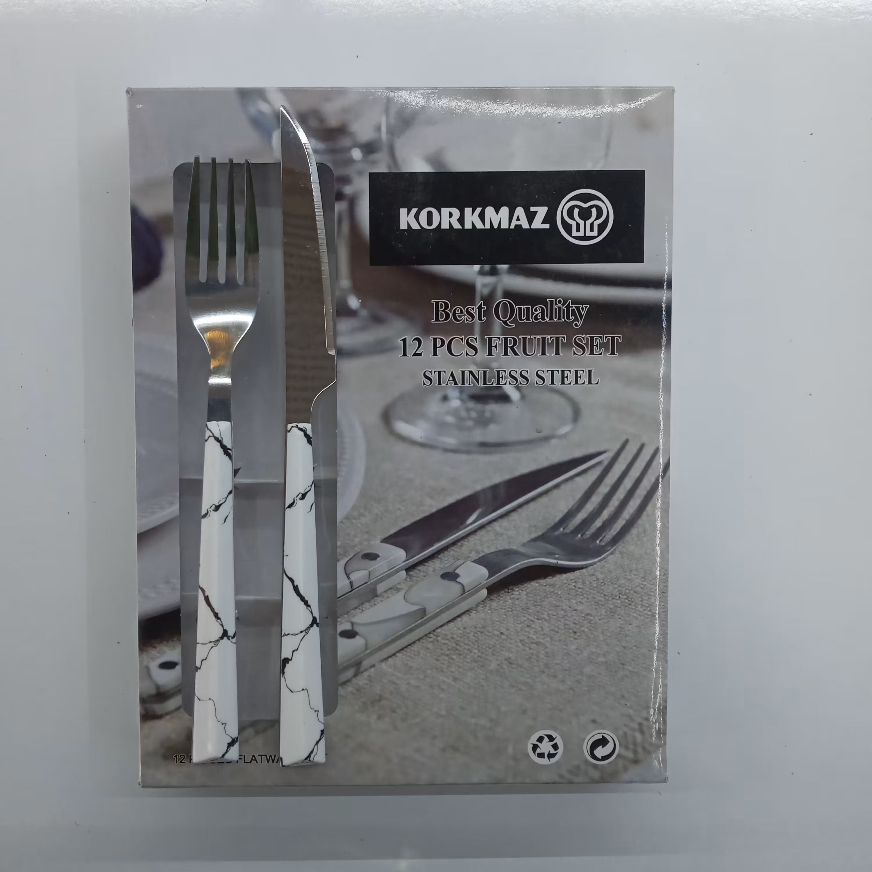 کارد چنگال میوه خوری کوکماز