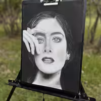 چهره سیاه قلم