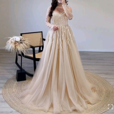 پیراهن شب زنانه تور مدل مجلسی