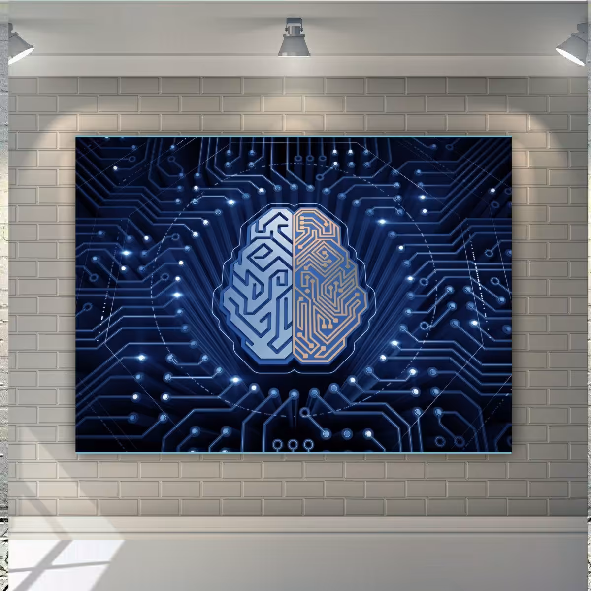 تابلو بوم  طرح تکنولوژی مدل هوش مصنوعی کد 100