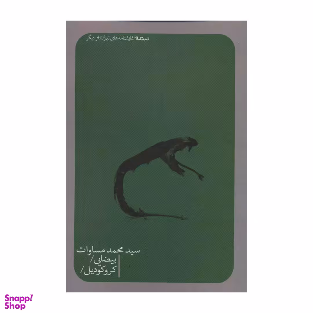 کتاب بیضایی و کروکودیل اثر سید محمد مساوات نشر نیماژ