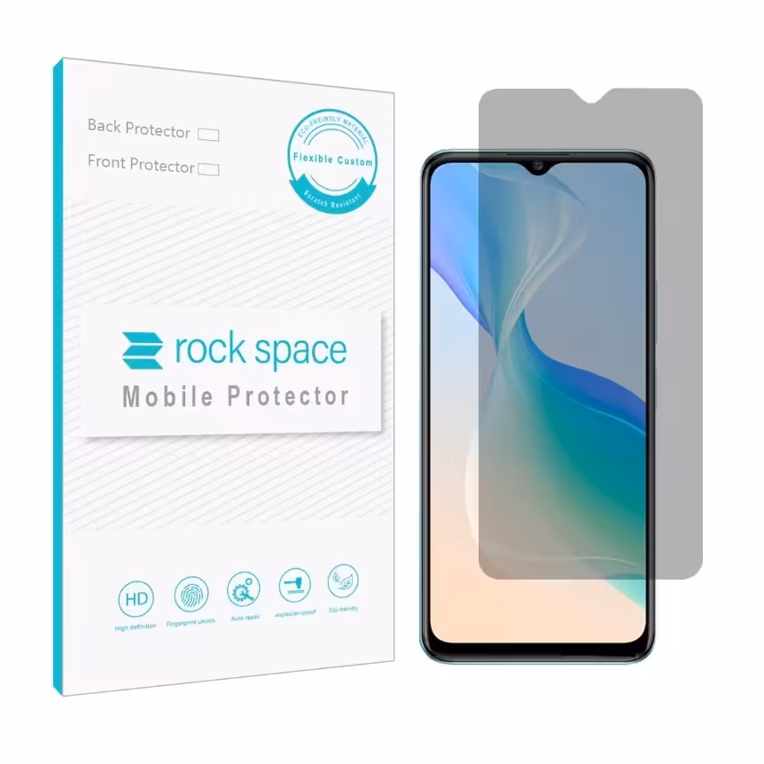 گلس پرایوسی (حریم شخصی)نانو و ضد ضربه گوشی ویوو Y76 برند راک اسپیس