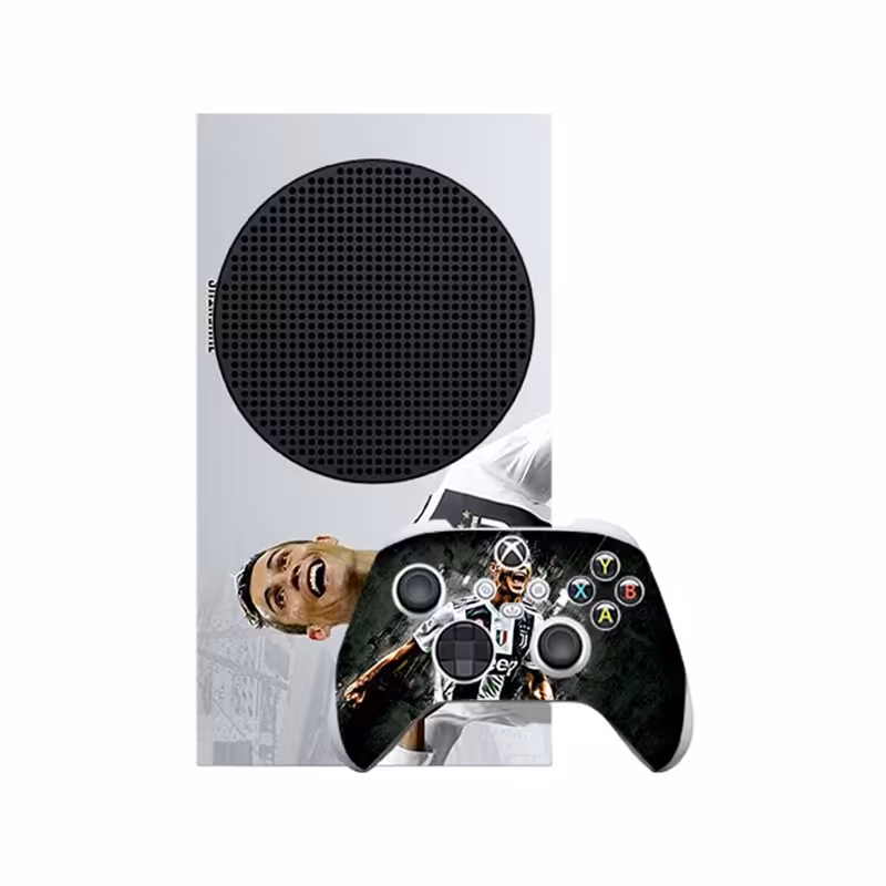 اسکین(برچسب)XBOX SERIES S -طرح ronaldo-یوونتوس-کدM1-سفارشی