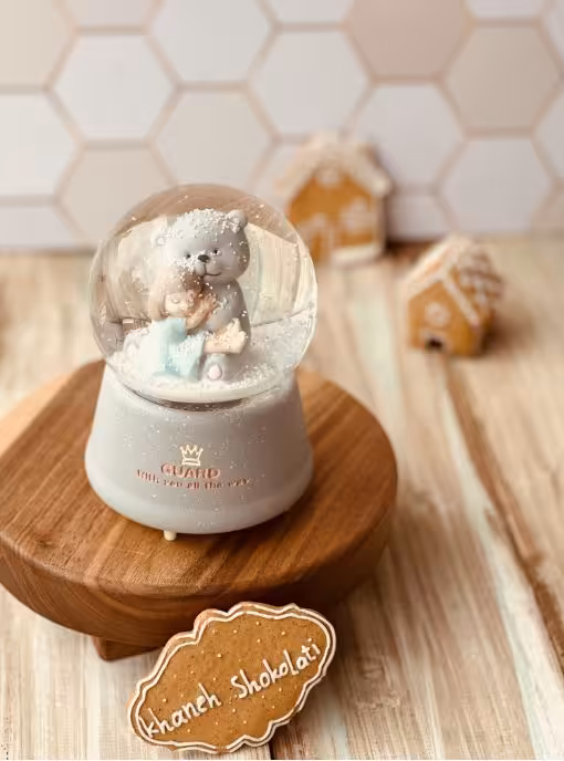 گوی پمپ دار موزیکال خرس و بچه