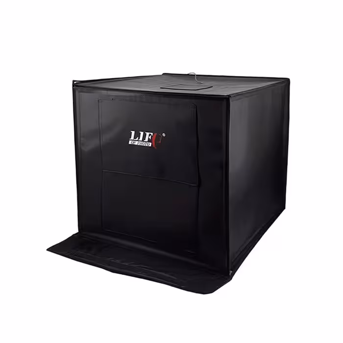 خیمه نور دو رنگ 50×50 سانتی‌ متر ال ای دی دار لایف آو فوتو Life of Photo LED-550