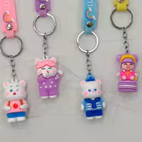 جاکلیدی و آویز کیف سیلیکونی فانتزی زیبا جذاب 