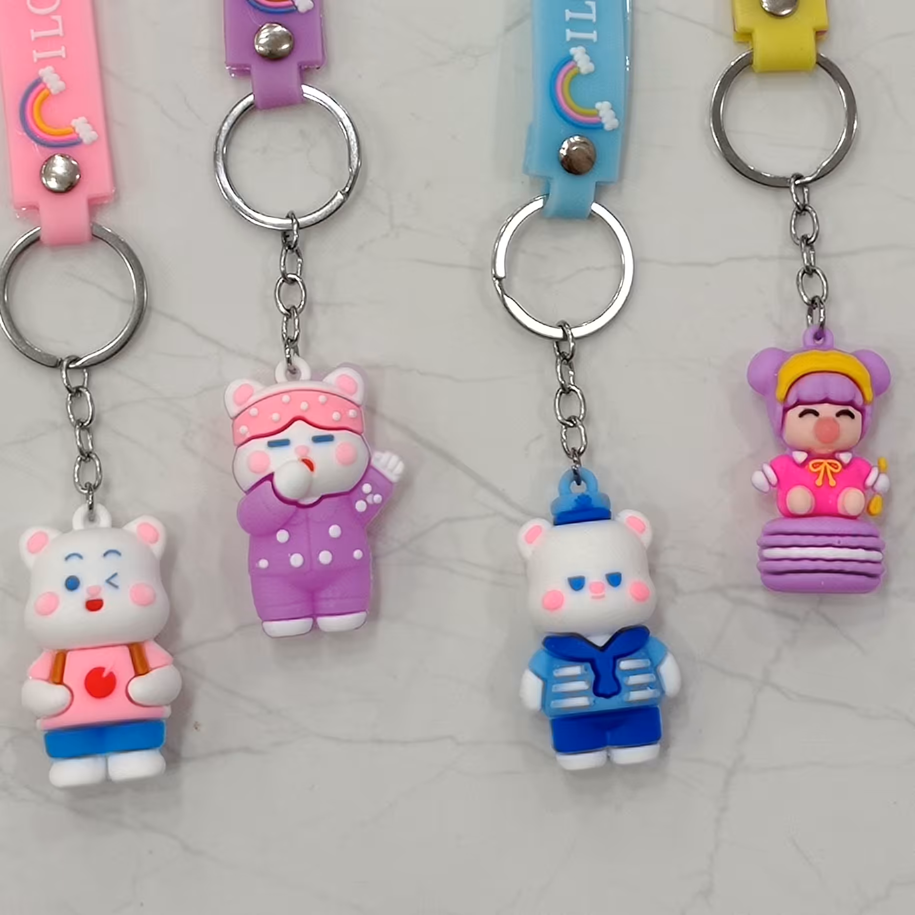 جاکلیدی و آویز کیف سیلیکونی فانتزی زیبا جذاب 