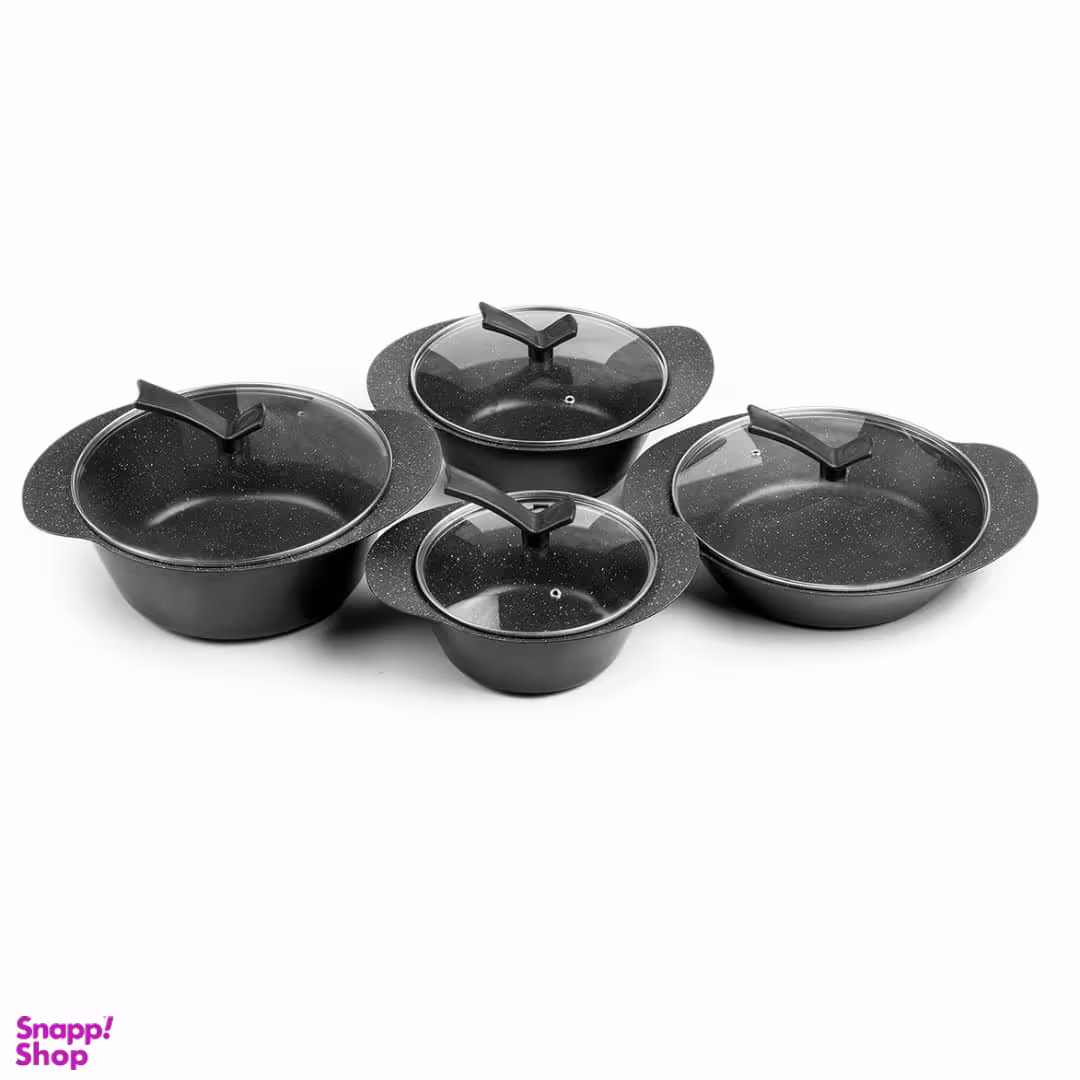 سرویس قابلمه 8 پارچه مدل دسته تیک 888