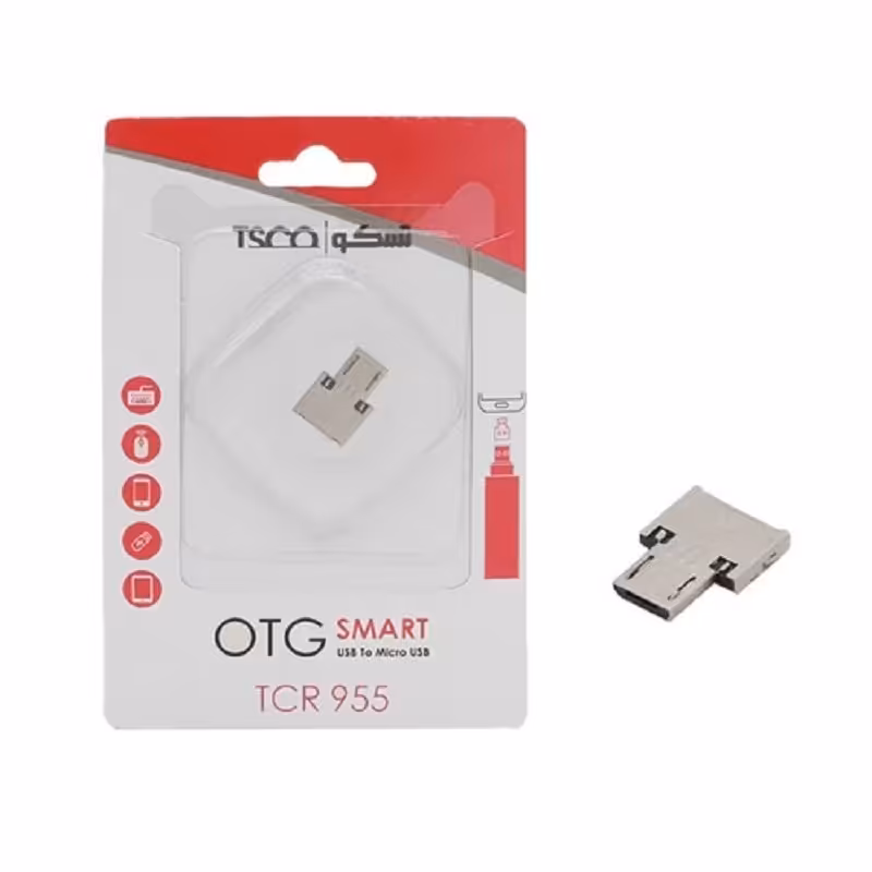 تبدیل تسکو مدل   TCR 955 تبدیل OTG USB به microUSB