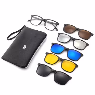 عینک طبی مگنتی 4 کاوردار کد 2329