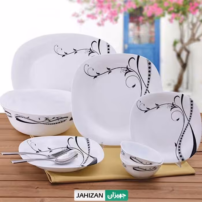 سرویس غذاخوری 28پارچه پارس اپال مدل وورتکس کد442