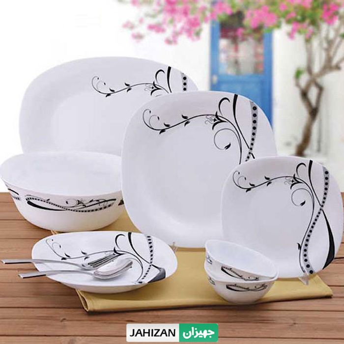 سرویس غذاخوری 28پارچه پارس اپال مدل وورتکس کد442