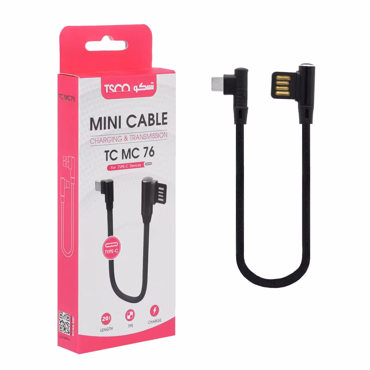 کابل شارژ مینی تسکو مدل TC MC76