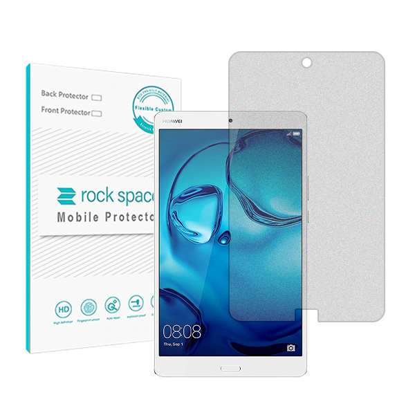 گلس تبلت هواوی MediaPad M3 84 مدل نانو هیدروژل مات برند راک اسپیس کد L