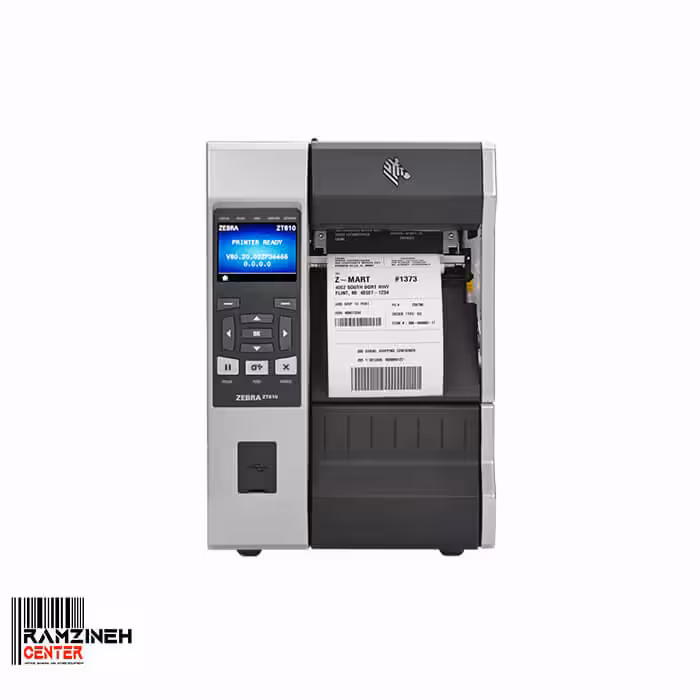 لیبل پرینتر صنعتی Zebra ZT610 300dpi   Rewinder