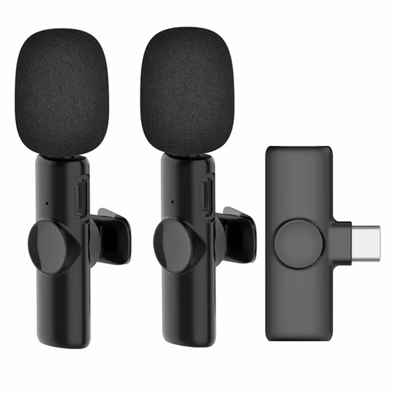میکروفون یقه ای k11 دو عدد میکروفون مخصوص آیفون