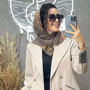 مینی اسکارف نخی