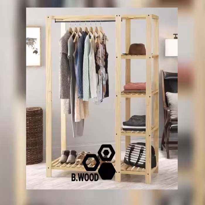 رگال  لباس و کیف و کفش  تمام چوب    کد R1