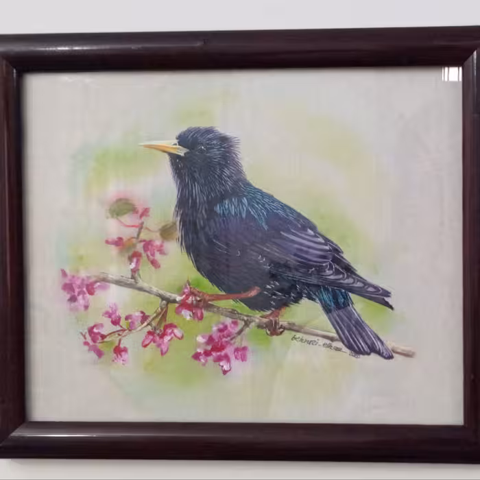 تابلو نقاشی سار اثر استاد بهروزی منش 