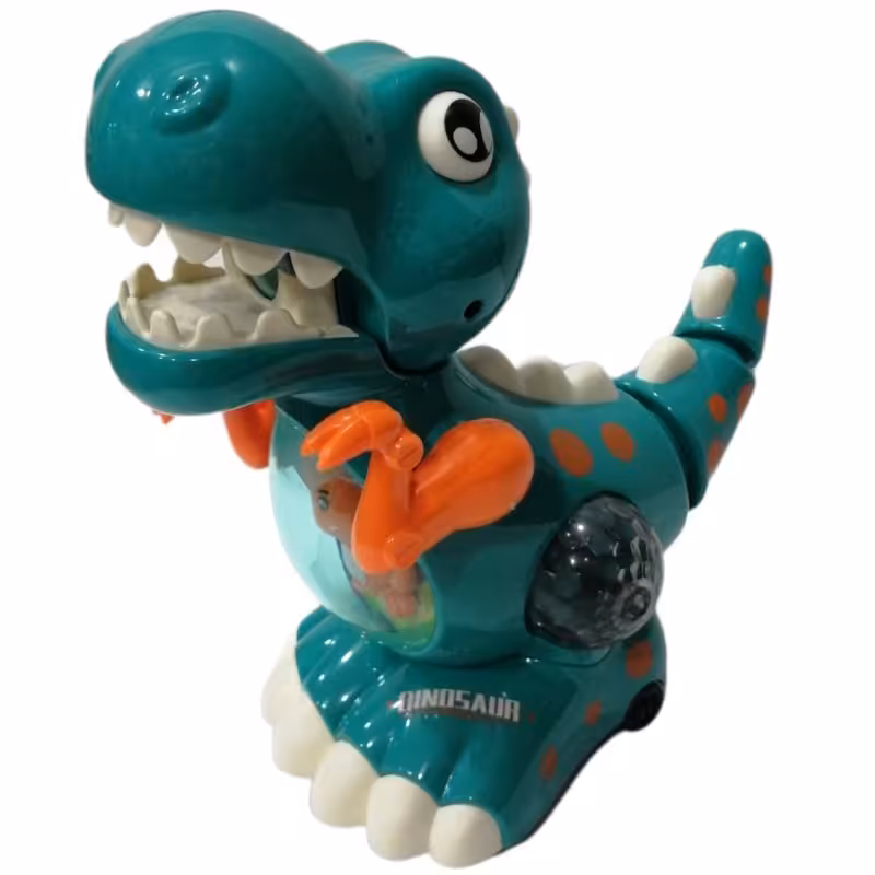 بازی اموزشی دایناسور موزیکال و متحرک دارای رقص نور 